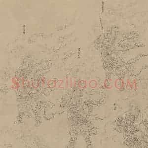 宋代《道子墨宝：诸神朝谒图》国画人物工笔作品图片赏析