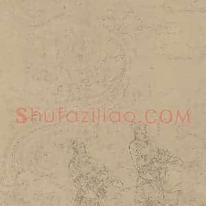 宋代《道子墨宝：诸神朝谒图》国画人物工笔作品图片赏析