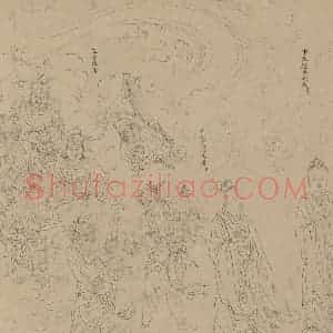 宋代《道子墨宝：诸神朝谒图》国画人物工笔作品图片赏析