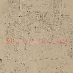 宋代《道子墨宝：地狱变相图》国画人物工笔作品图片赏析