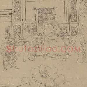 宋代《道子墨宝：地狱变相图》国画人物工笔作品图片赏析