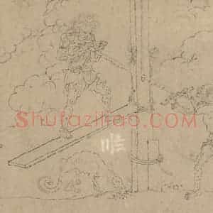宋代《道子墨宝：地狱变相图》国画人物工笔作品图片赏析