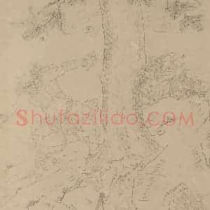 宋代《道子墨宝：搜山图》国画人物工笔作品图片赏析