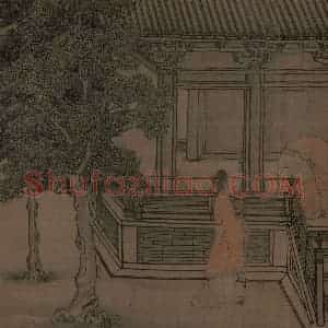 宋代 李唐（传）《晋文公复国图》国画人物工笔作品图片赏析