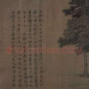宋代 李唐（传）《晋文公复国图》国画人物工笔作品图片赏析