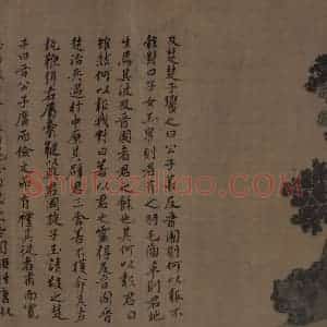 宋代 李唐（传）《晋文公复国图》国画人物工笔作品图片赏析