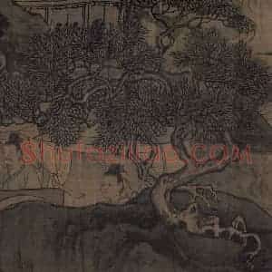 宋代 李唐（传）《晋文公复国图》国画人物工笔作品图片赏析