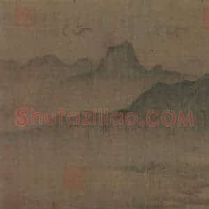 宋代《聘金图》国画人物工笔作品图片赏析