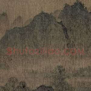 宋代《聘金图》国画人物工笔作品图片赏析
