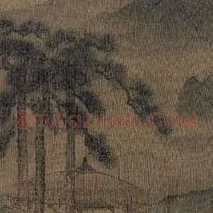 宋代《聘金图》国画人物工笔作品图片赏析