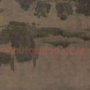 宋代《别苑春山图》国画山水工笔作品图片赏析