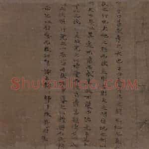 宋代 李公麟《孝经图》国画人物工笔作品图片赏析