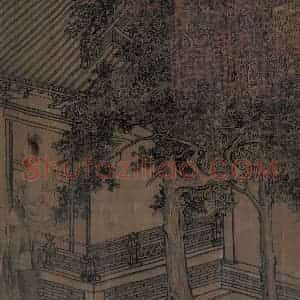 宋代 李唐（传）《晋文公复国图》国画人物工笔作品图片赏析