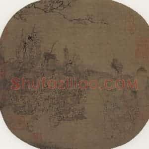 宋代 李嵩《货郎图》国画人物作品图片赏析