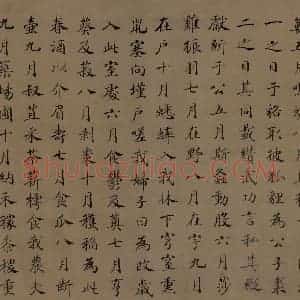 宋代 马和之《诗经豳风图》国画综合作品图片赏析