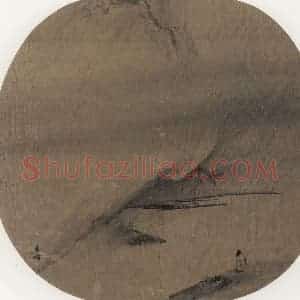 宋代 梁楷《泽畔行吟图》国画综合作品图片赏析