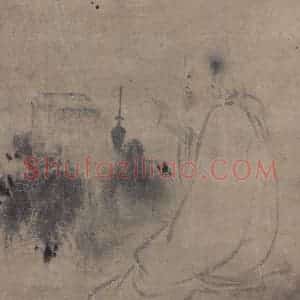 宋代 直翁（传）《药山李翱问道图》国画综合作品图片赏析