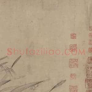 宋代 赵孟坚《水仙图》国画花鸟作品图片赏析