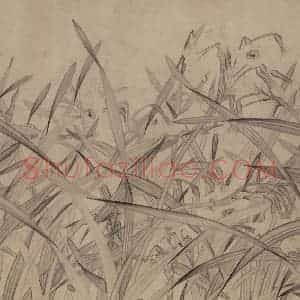 宋代 赵孟坚《水仙图》国画花鸟作品图片赏析
