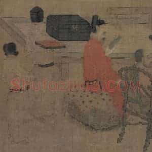 宋代《琉璃堂人物图》国画人物作品图片赏析