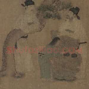宋代《琉璃堂人物图》国画人物作品图片赏析