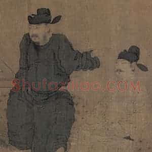 宋代《琉璃堂人物图》国画人物作品图片赏析