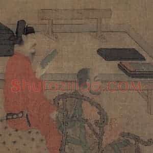 宋代《琉璃堂人物图》国画人物作品图片赏析