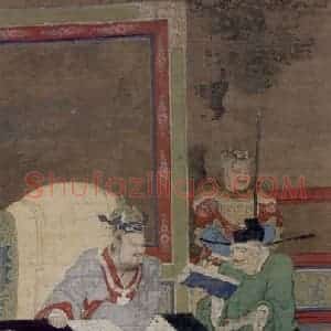 宋代 金处士《十王图》国画综合作品图片赏析