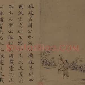 宋代 马和之《诗经豳风图》国画综合作品图片赏析