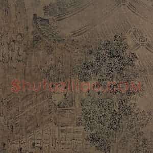 宋代 马和之《诗经小雅鸿雁之什六篇图》国画综合作品图片赏析