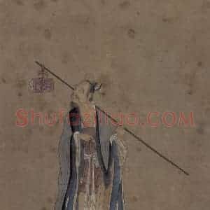 宋代 王利用《写神老君别号事实图》国画人物作品图片赏析