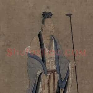 宋代 王利用《写神老君别号事实图》国画人物作品图片赏析