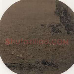 宋代 李嵩《赤壁赋图》国画山水作品图片赏析