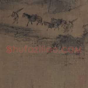 宋代 马远《西园雅集图》国画综合作品图片赏析