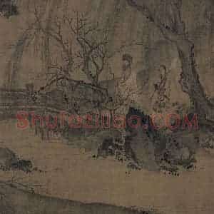 宋代 马远《西园雅集图》国画综合作品图片赏析