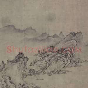 金代 太古遗民《江山行旅图》国画山水作品图片赏析