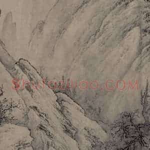 金代 太古遗民《江山行旅图》国画山水作品图片赏析