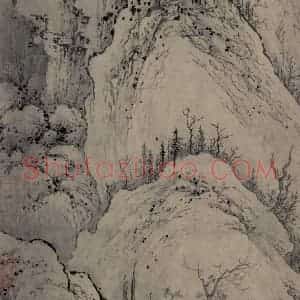 金代 太古遗民《江山行旅图》国画山水作品图片赏析