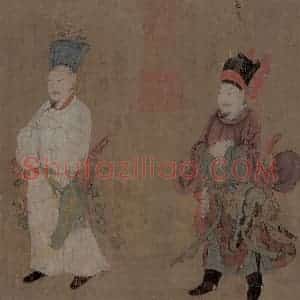 宋代《八公图》国画人物作品图片赏析