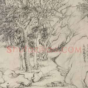 宋代 乔仲常《后赤壁赋图》国画综合作品图片赏析