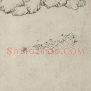 宋代 乔仲常《后赤壁赋图》国画综合作品图片赏析