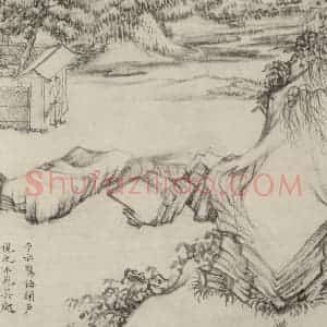 宋代 乔仲常《后赤壁赋图》国画综合作品图片赏析