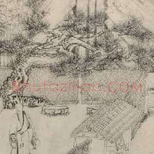 宋代 乔仲常《后赤壁赋图》国画综合作品图片赏析