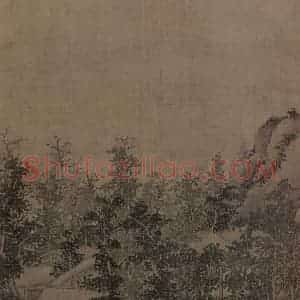 宋代 江参《林峦积翠图》国画花鸟作品图片赏析