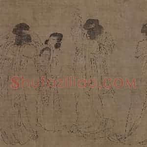 宋代《宫中图》国画人物作品图片赏析