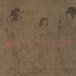 宋代《宫中图》国画人物作品图片赏析