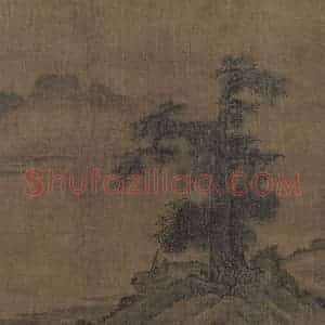 宋代 王洪《潇湘八景图》国画山水作品图片赏析