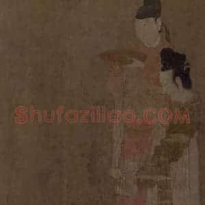 宋代《内人双陆图》国画人物作品图片赏析