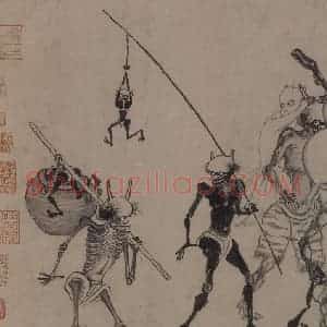 宋代《云起楼图》国画山水作品图片赏析