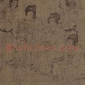 宋代《宫中图》国画人物作品图片赏析
